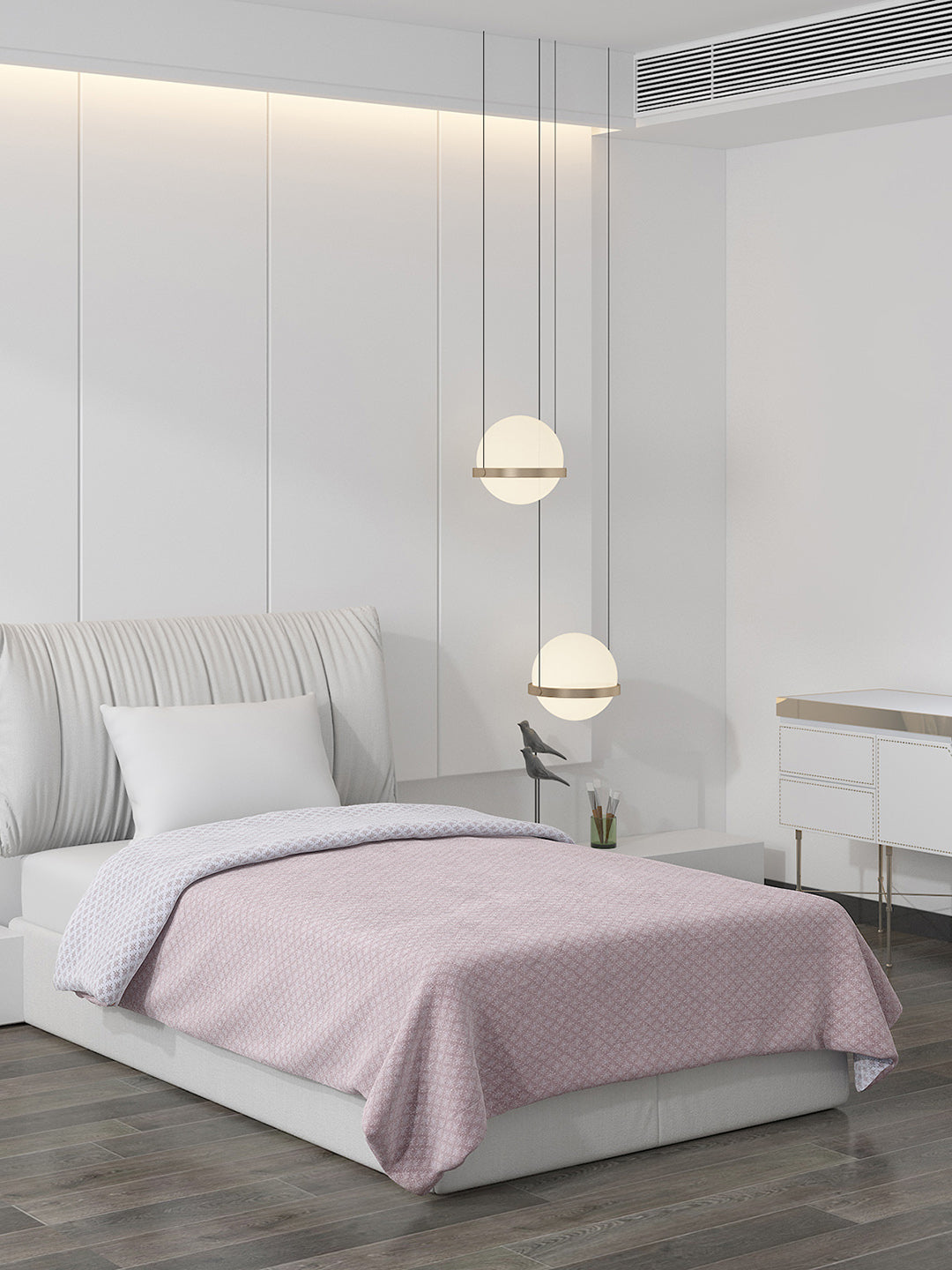 Printed 100% Polyester Single Bed Comforter for AC Room