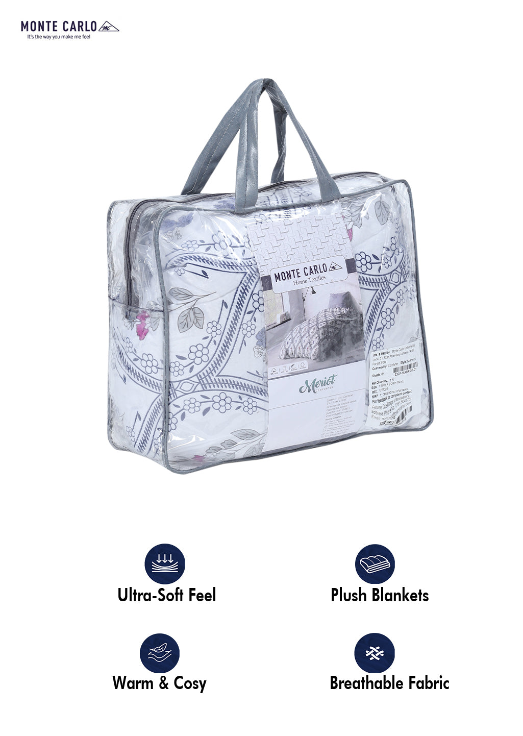 Printed Polyester Single Bed Comforter for AC Room