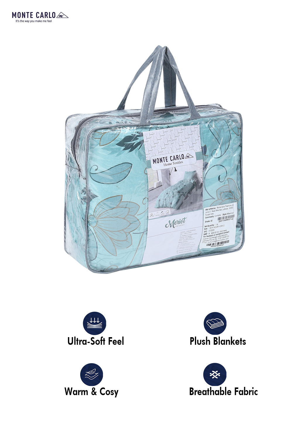 Printed Polyester Single Bed Comforter for AC Room