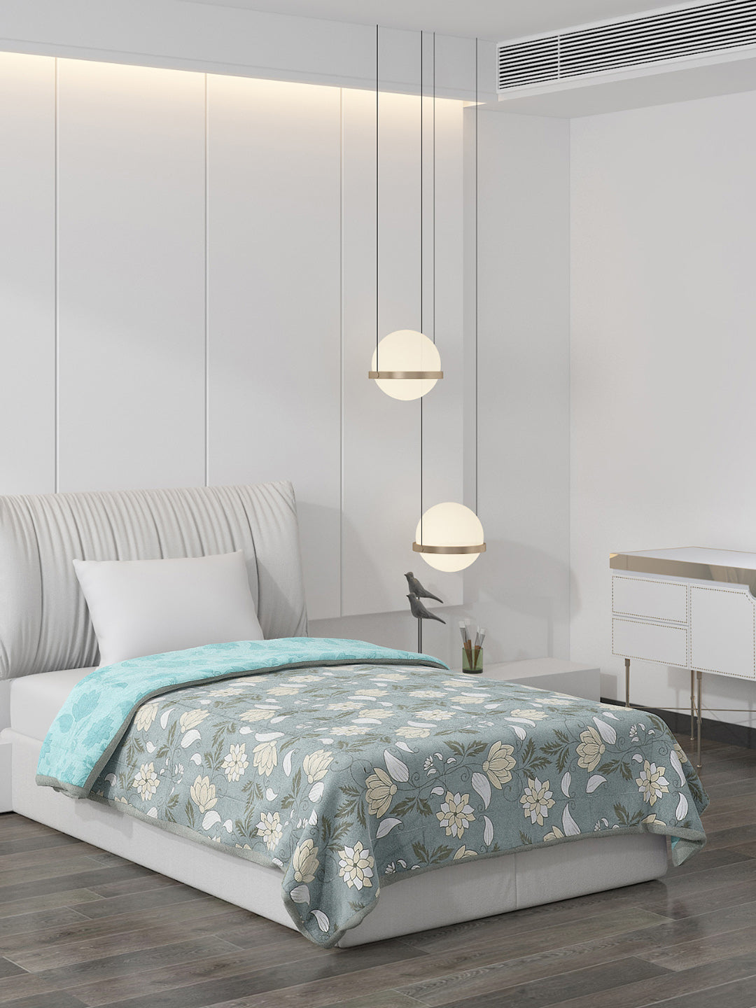 Printed Polyester Single Bed Comforter for AC Room