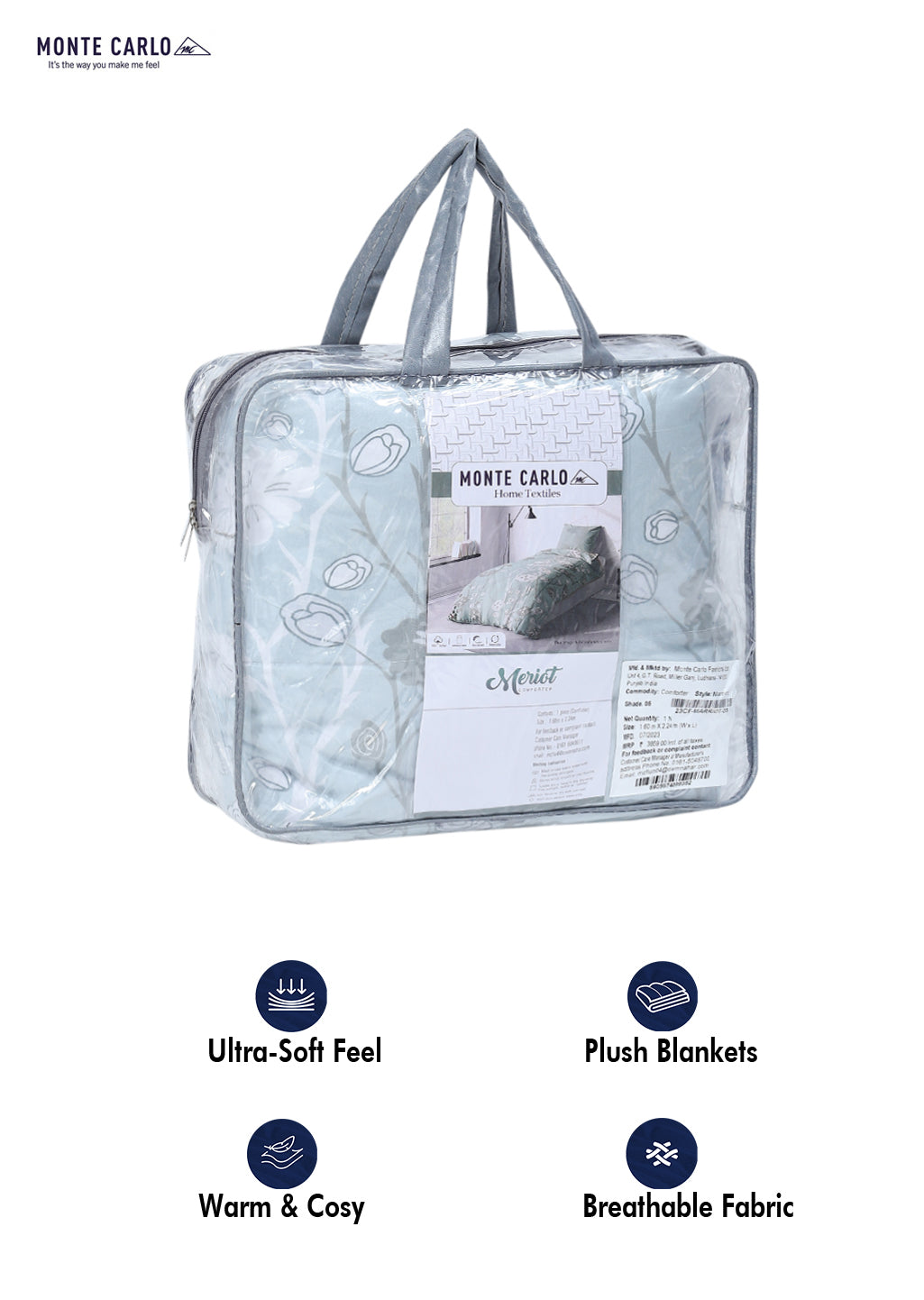 Printed Polyester Single Bed Comforter for AC Room