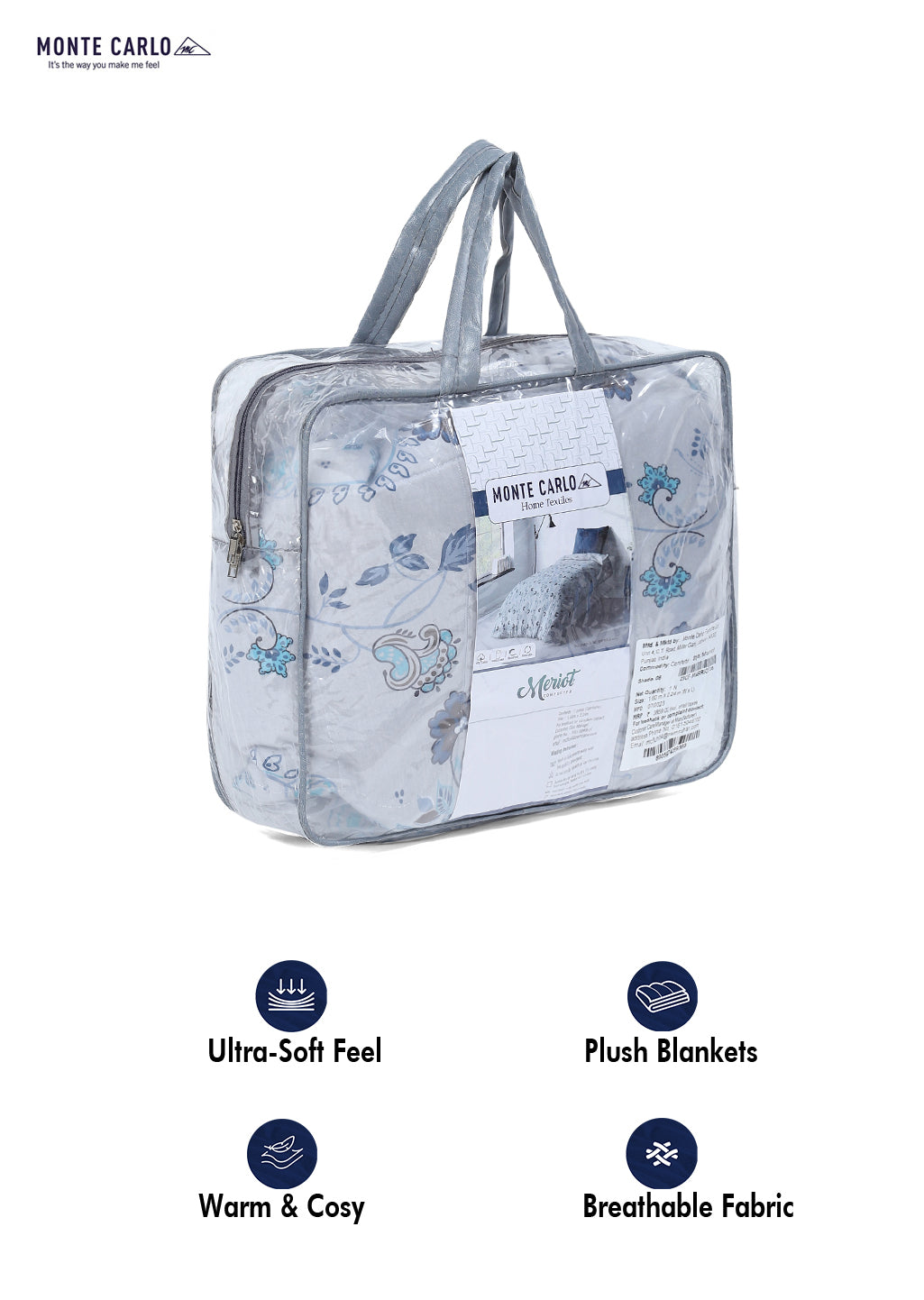 Printed Polyester Single Bed Comforter for AC Room