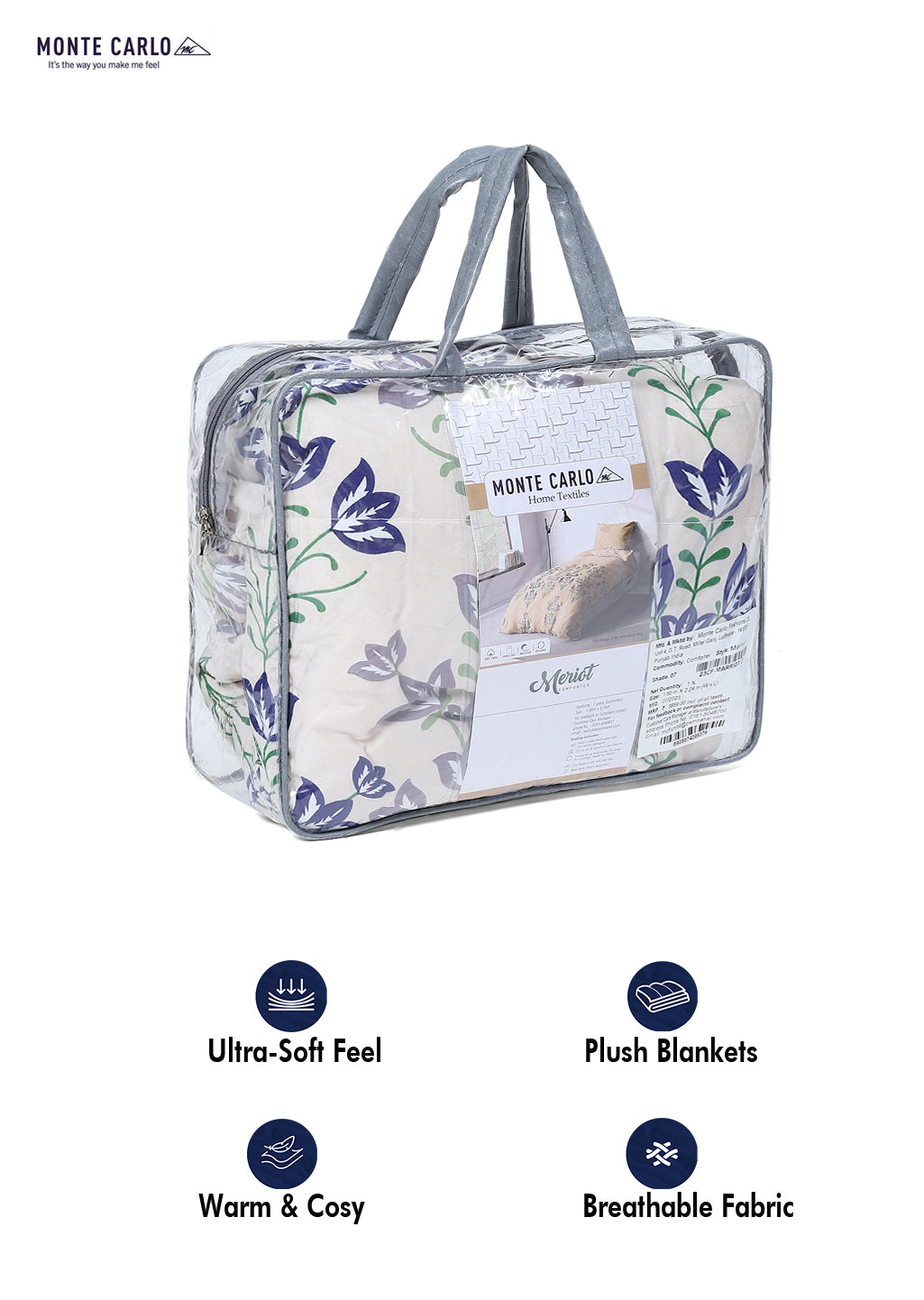 Printed Polyester Single Bed Comforter for AC Room