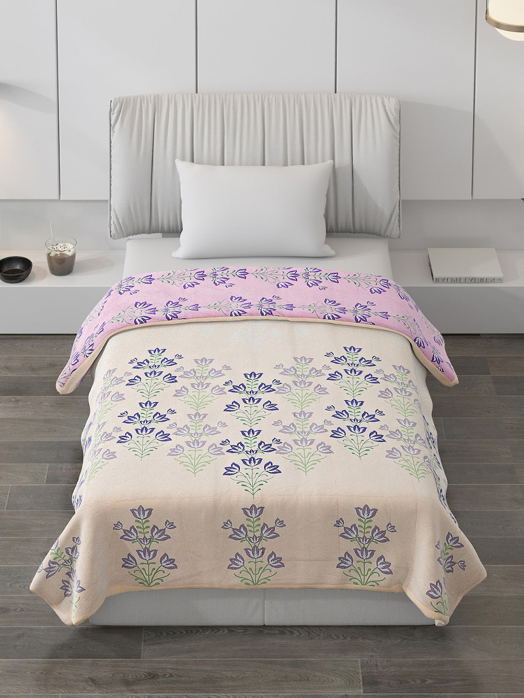Printed Polyester Single Bed Comforter for AC Room