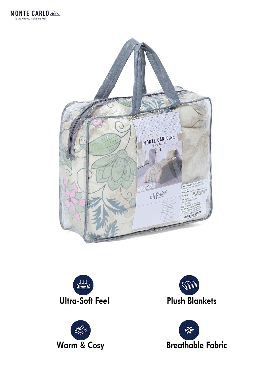 Printed Polyester Single Bed Comforter for AC Room