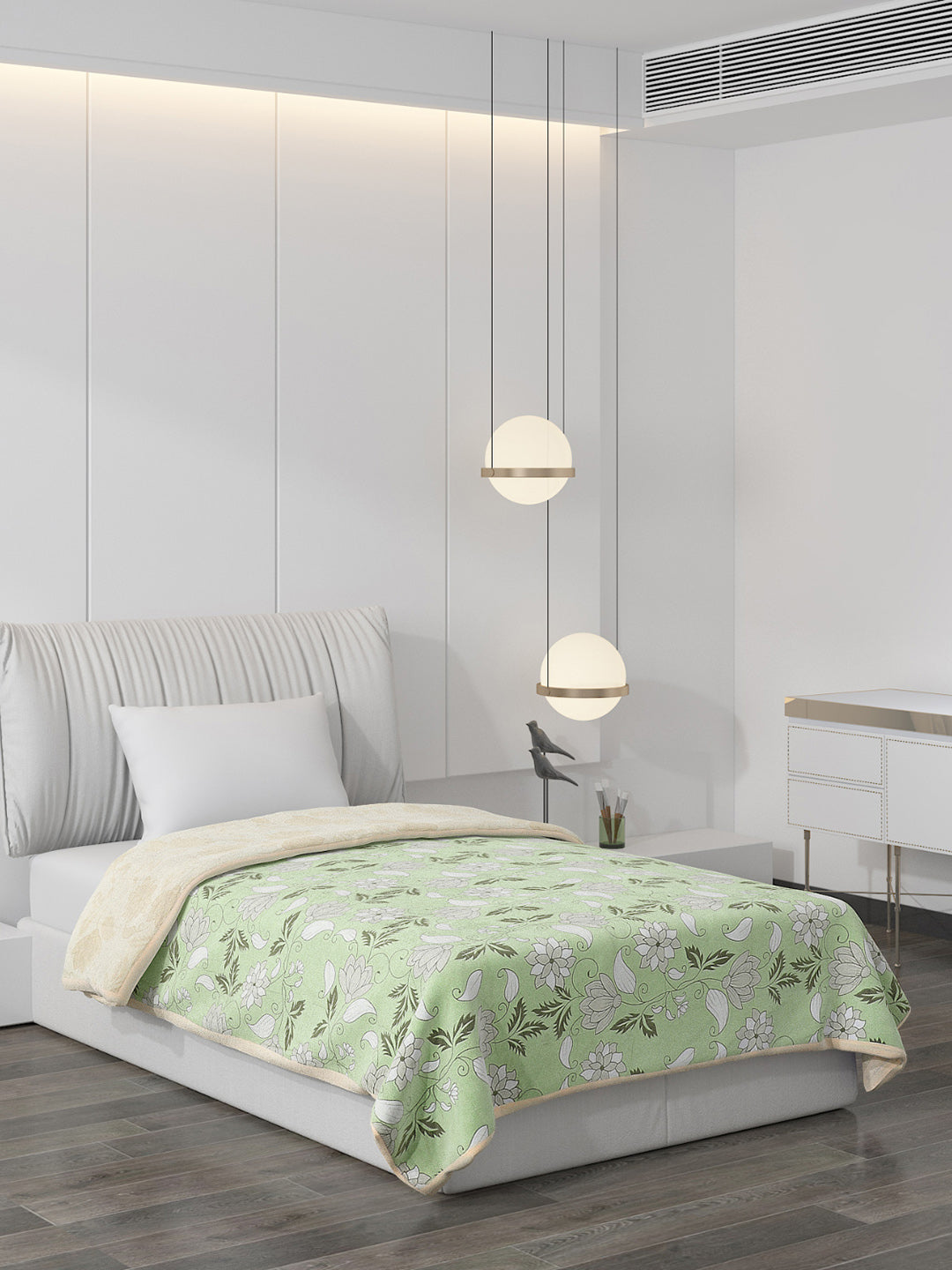 Printed Polyester Single Bed Comforter for AC Room