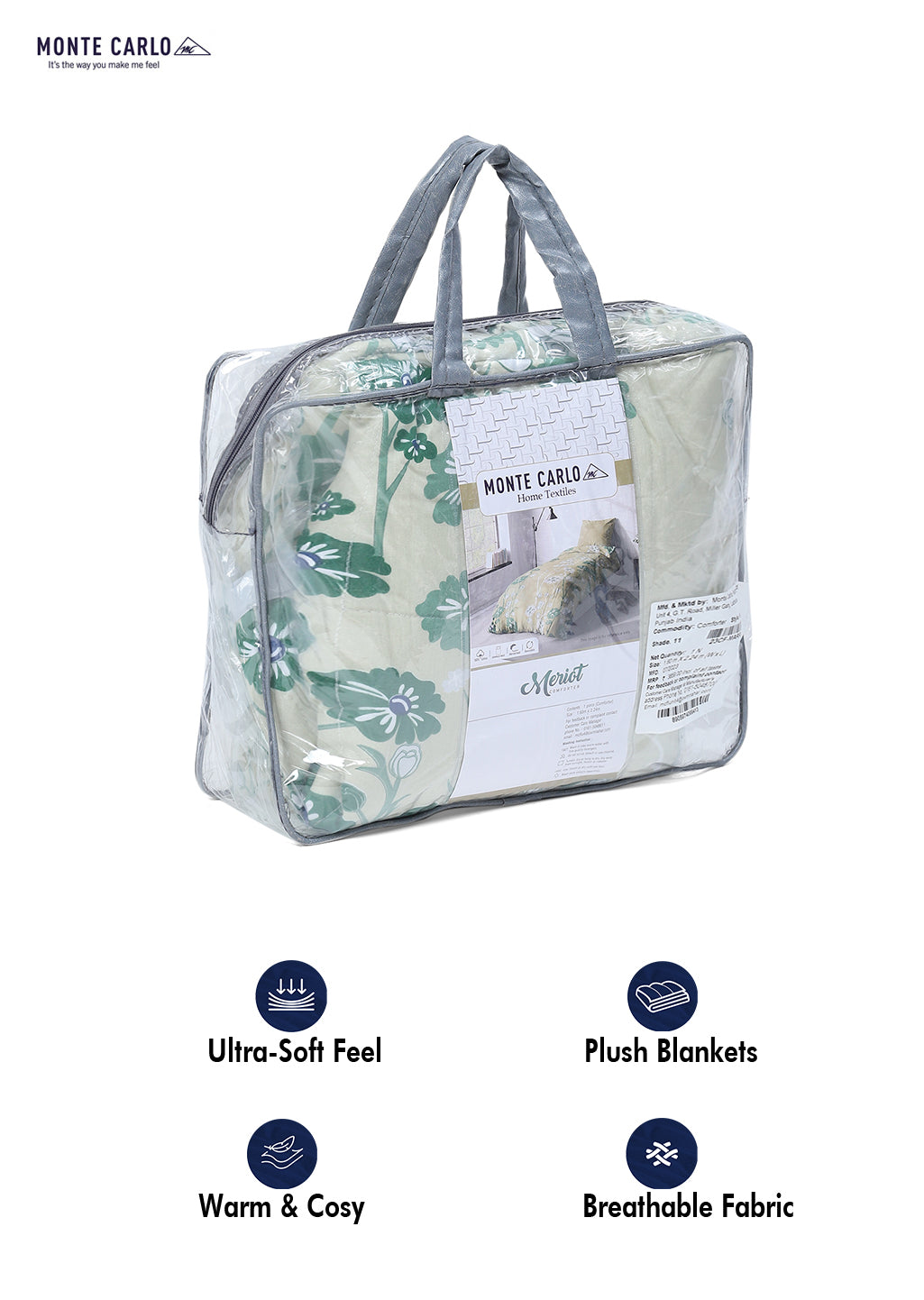 Printed Polyester Single Bed Comforter for AC Room