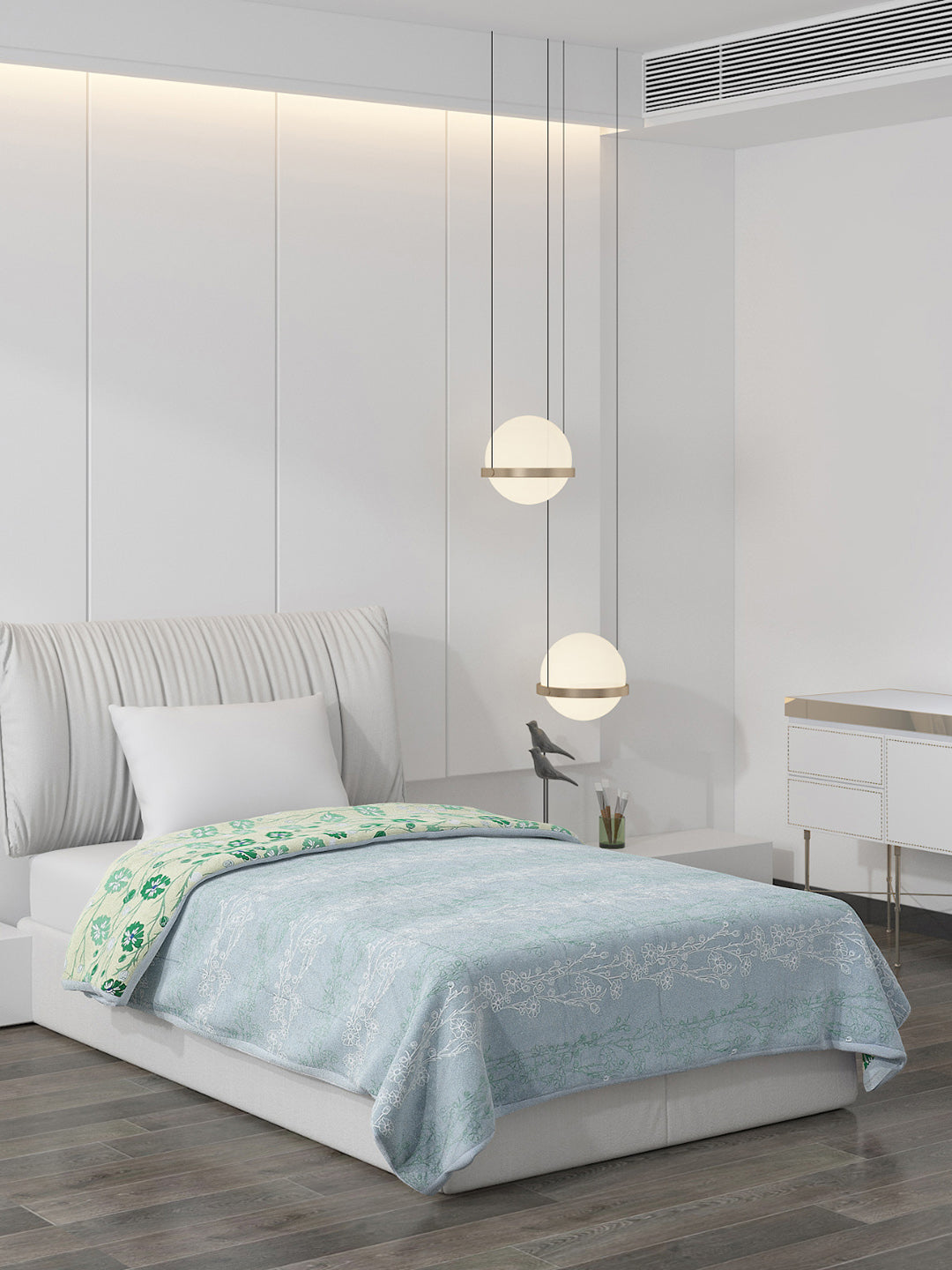 Printed Polyester Single Bed Comforter for AC Room