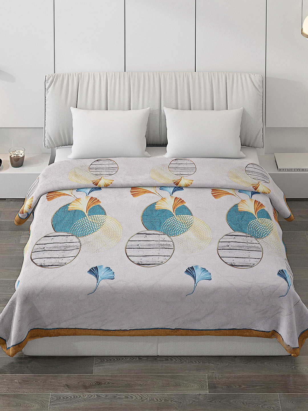 Printed 100% Polyester Double Bed Comforter for AC Room