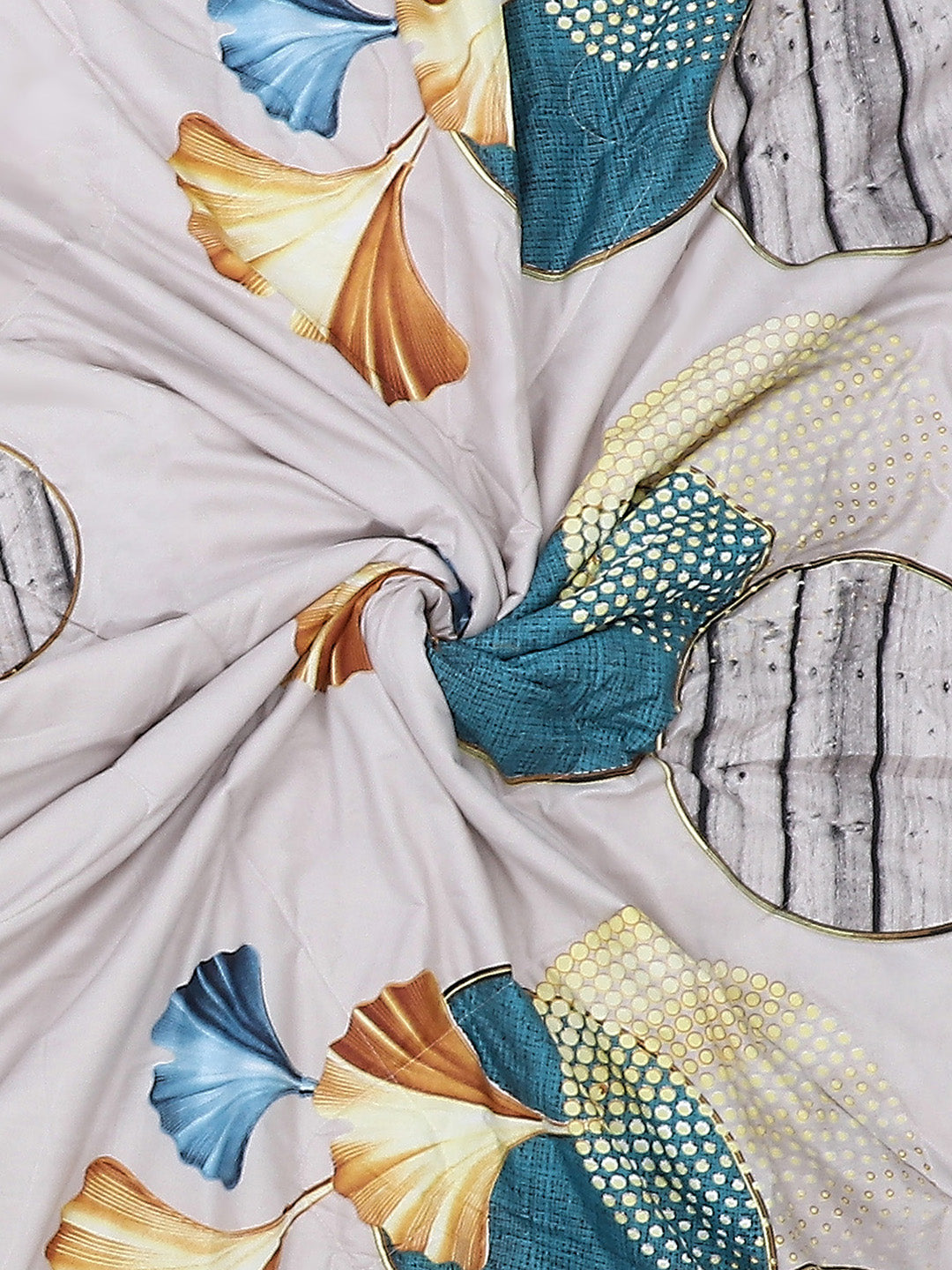 Printed 100% Polyester Double Bed Comforter for AC Room