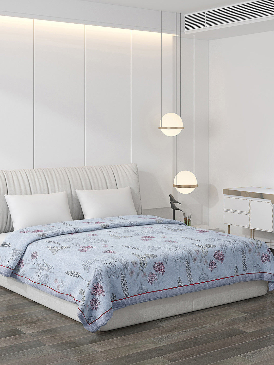 Printed 100% Polyester Double Bed Comforter for AC Room