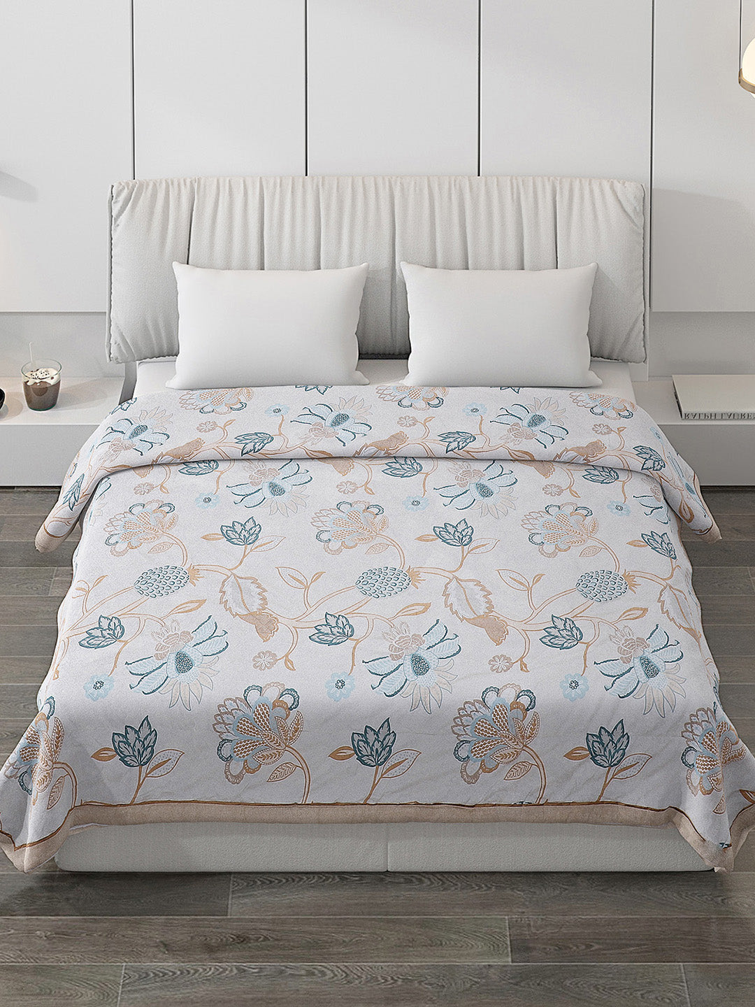 Printed 100% Polyester Double Bed Comforter for AC Room