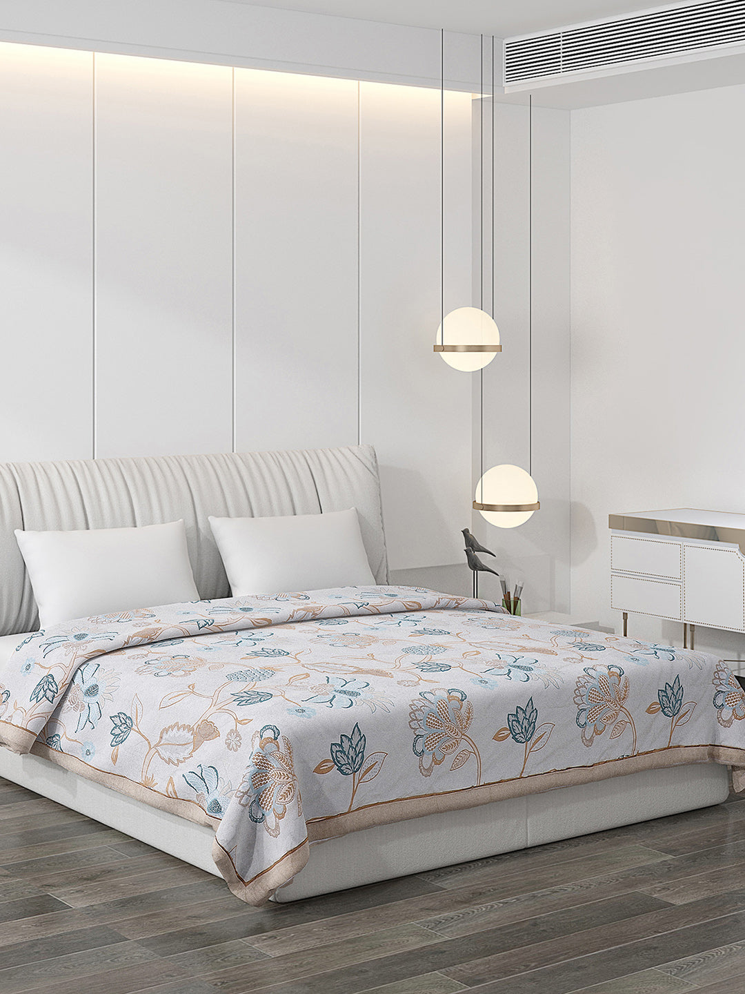 Printed 100% Polyester Double Bed Comforter for AC Room