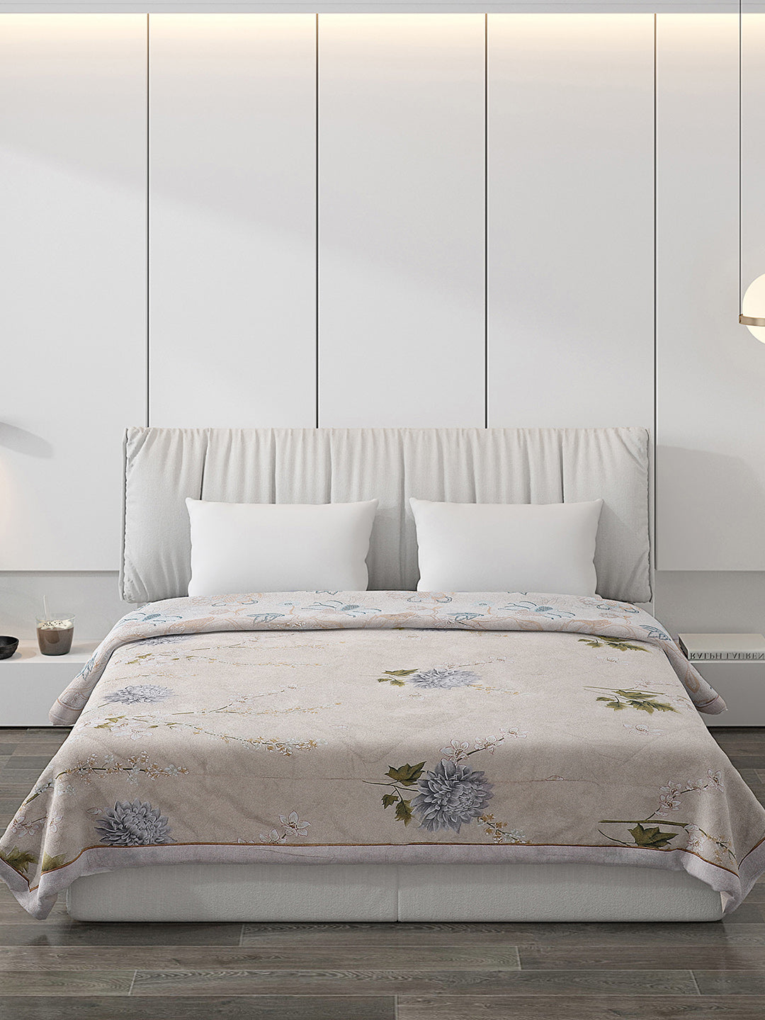 Printed 100% Polyester Double Bed Comforter for AC Room