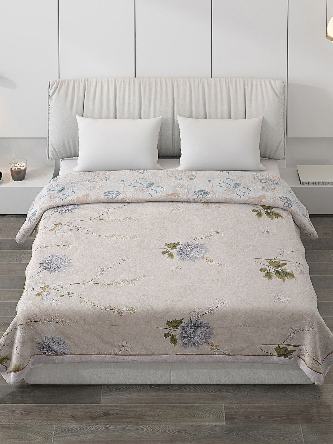 Printed 100% Polyester Double Bed Comforter for AC Room