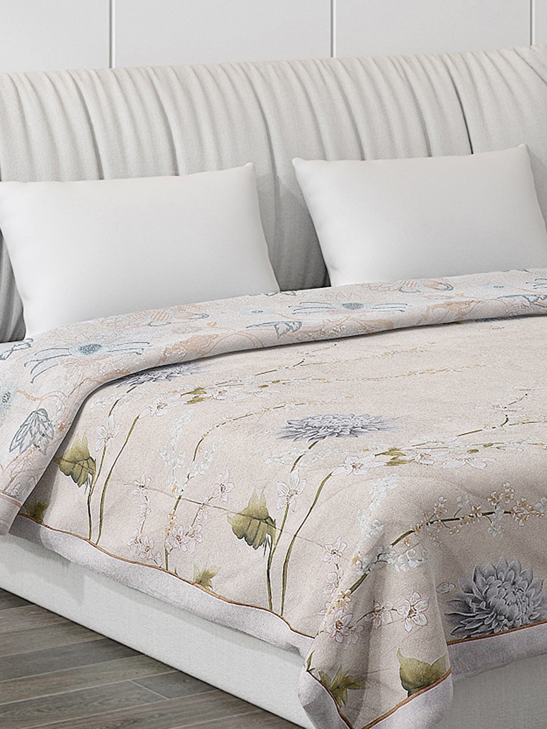 Printed 100% Polyester Double Bed Comforter for AC Room