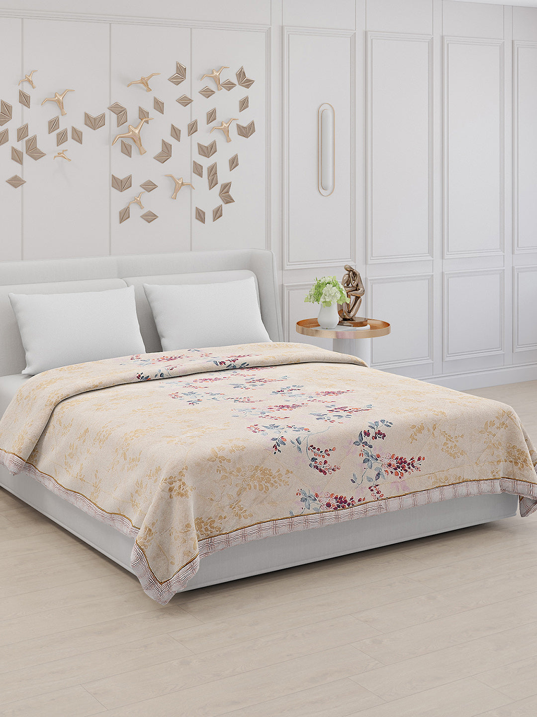 Printed 100% Polyester Double Bed Comforter for AC Room