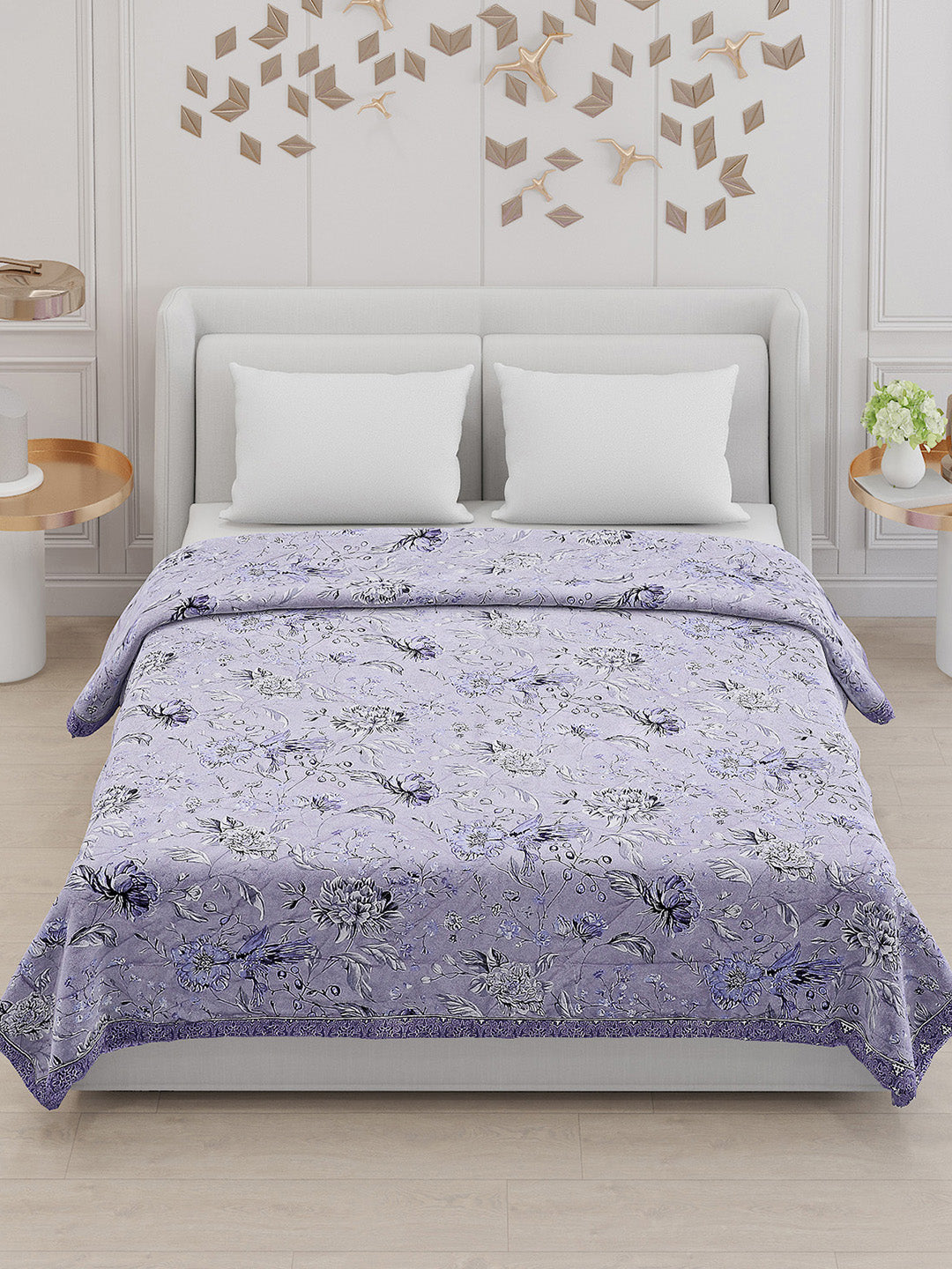 Printed Polyester Double Bed Comforter for AC Room