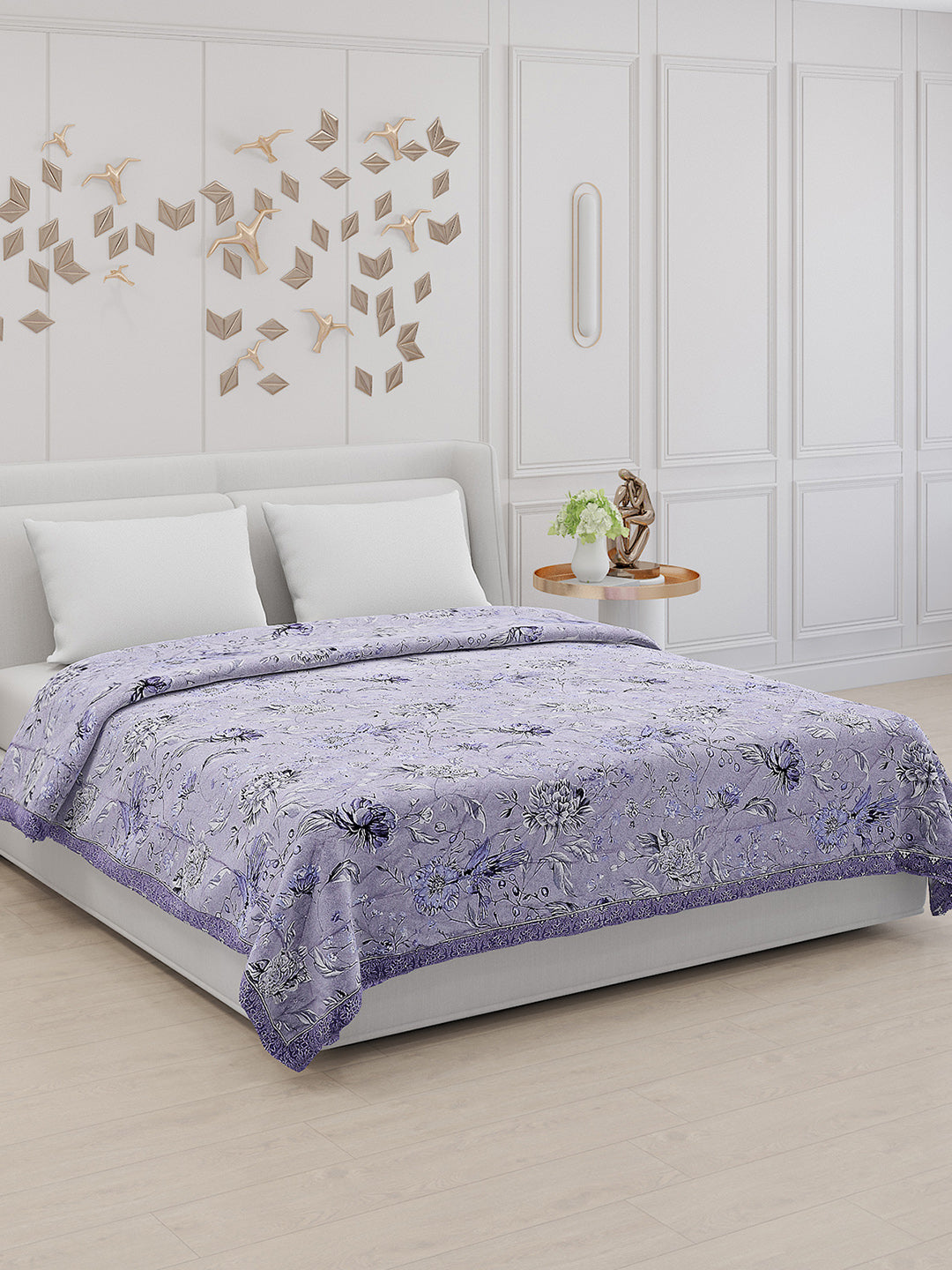 Printed Polyester Double Bed Comforter for AC Room