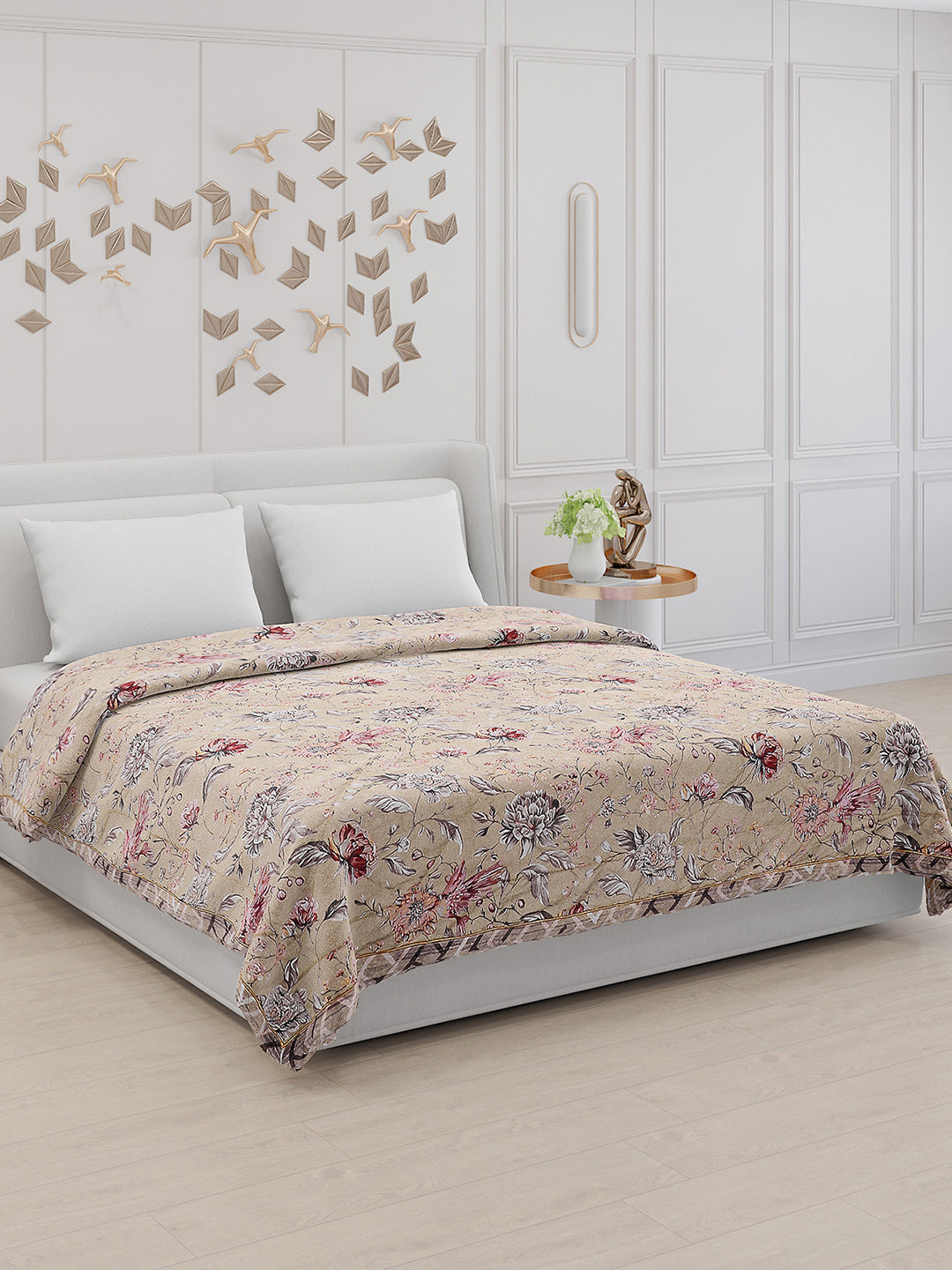Printed 100% Polyester Double Bed Comforter for AC Room