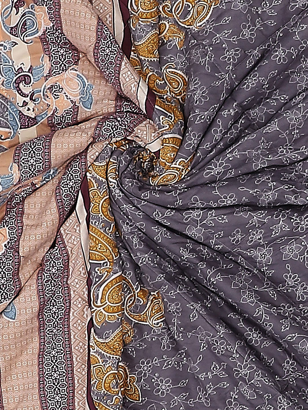 Printed 100% Polyester Double Bed Comforter for AC Room