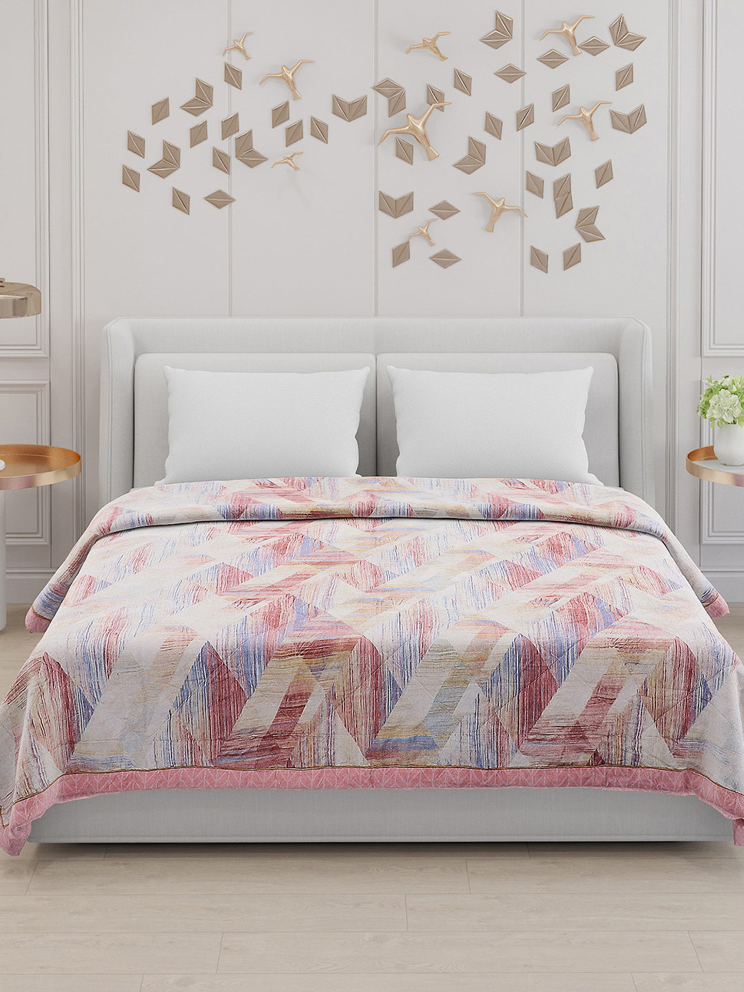 Printed Polyester Double Bed Comforter for AC Room