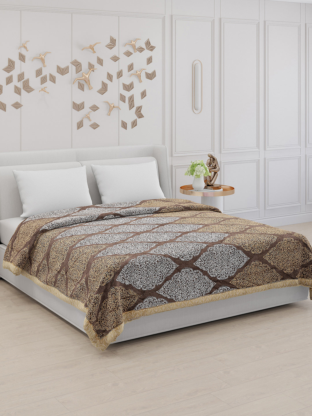 Printed 100% Polyester Double Bed Comforter for AC Room