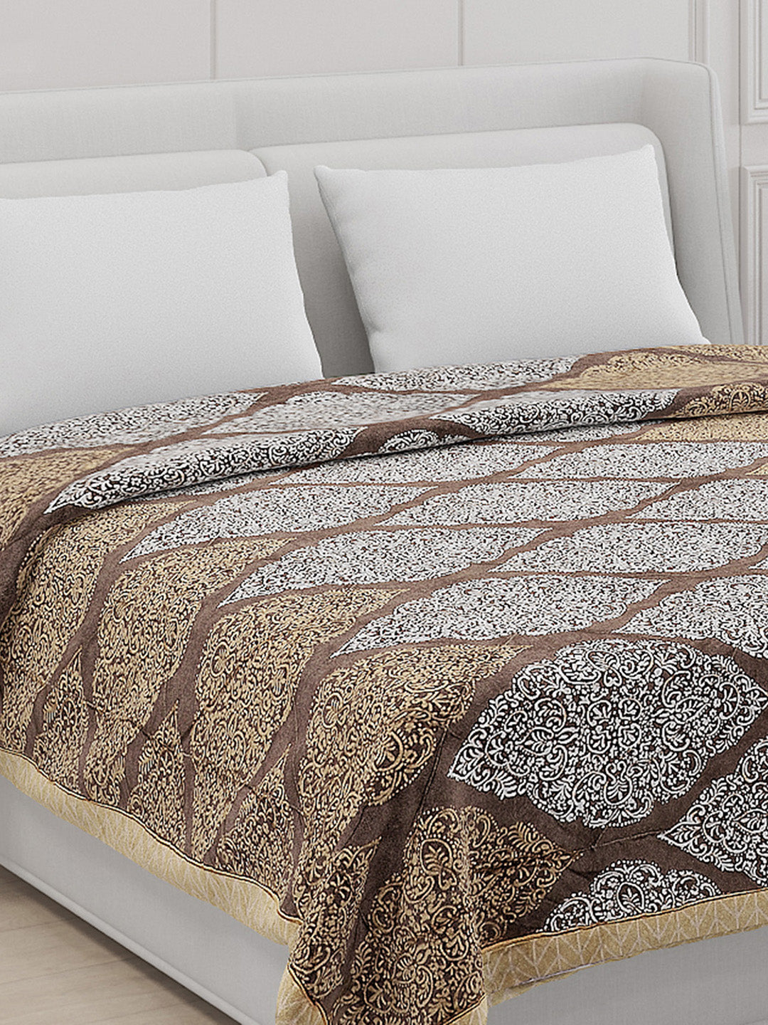 Printed 100% Polyester Double Bed Comforter for AC Room