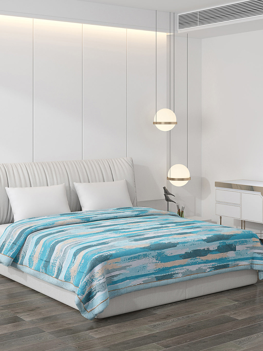 Printed Polyester Double Bed Comforter for AC Room