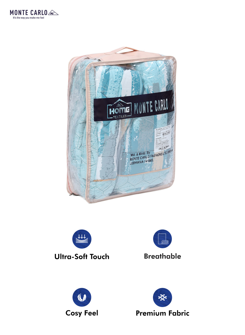 Printed Polyester Double Bed Comforter for AC Room
