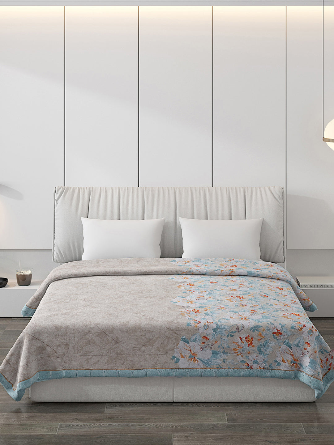 Printed 100% Polyester Double Bed Comforter for AC Room