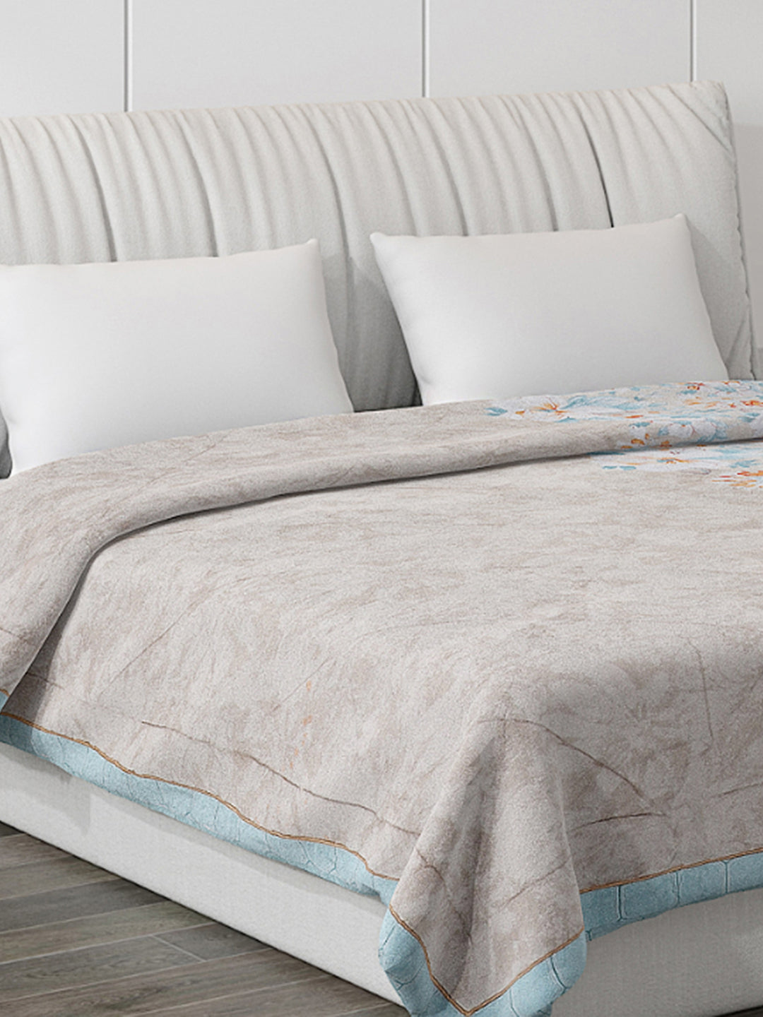 Printed 100% Polyester Double Bed Comforter for AC Room