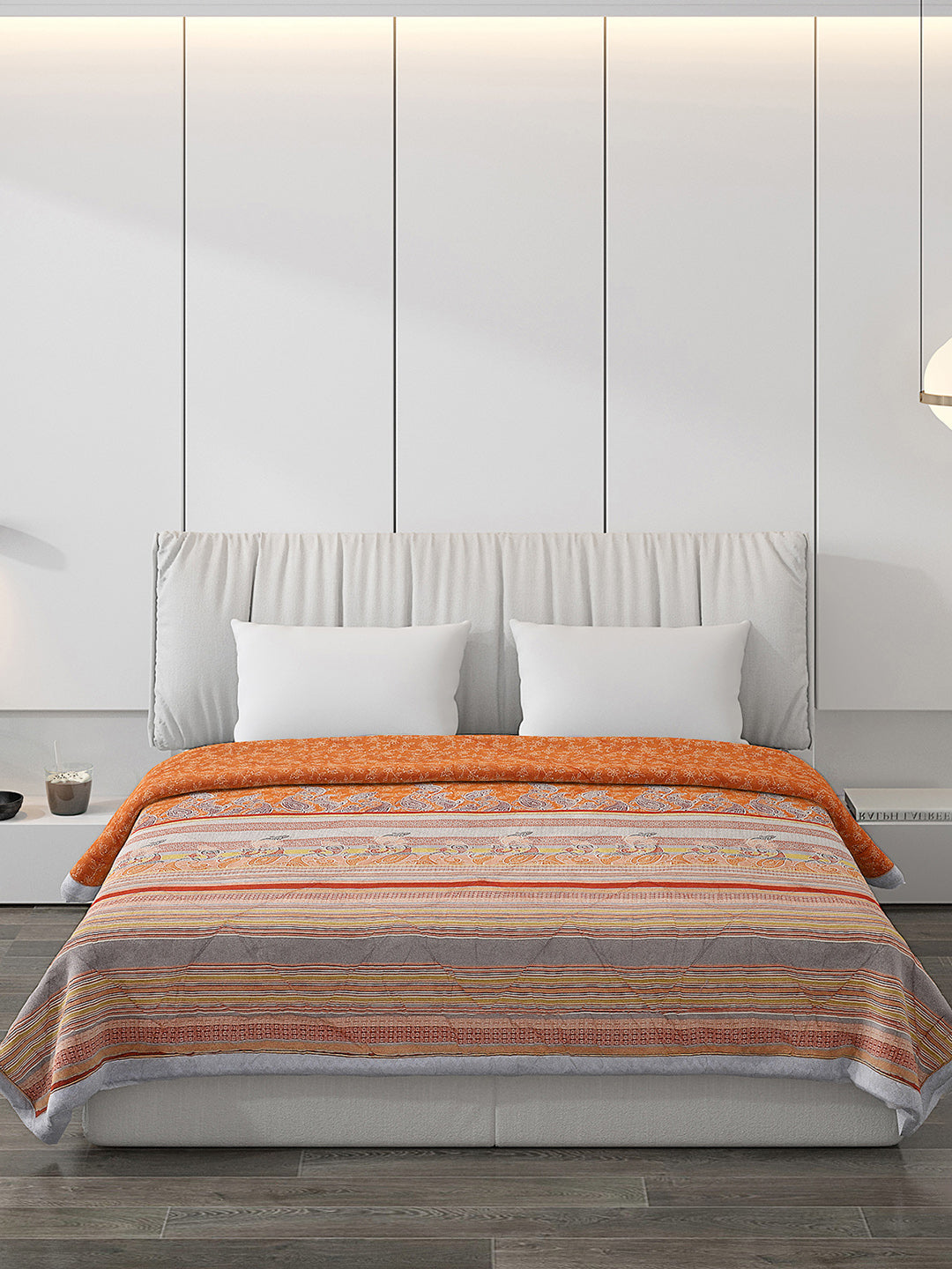 Printed 100% Polyester Double Bed Comforter for AC Room