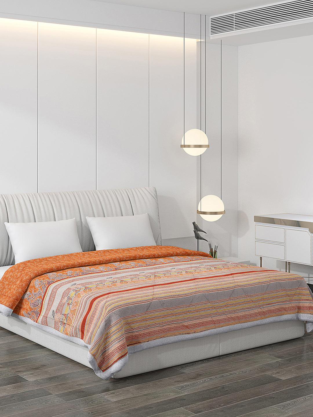 Printed 100% Polyester Double Bed Comforter for AC Room