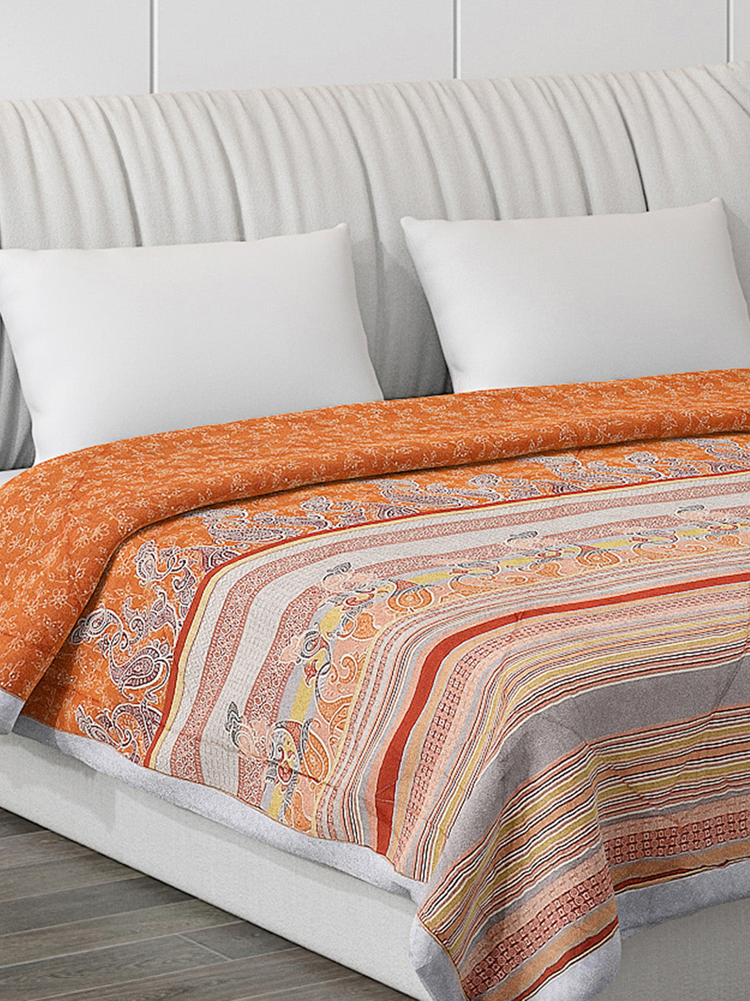 Printed 100% Polyester Double Bed Comforter for AC Room