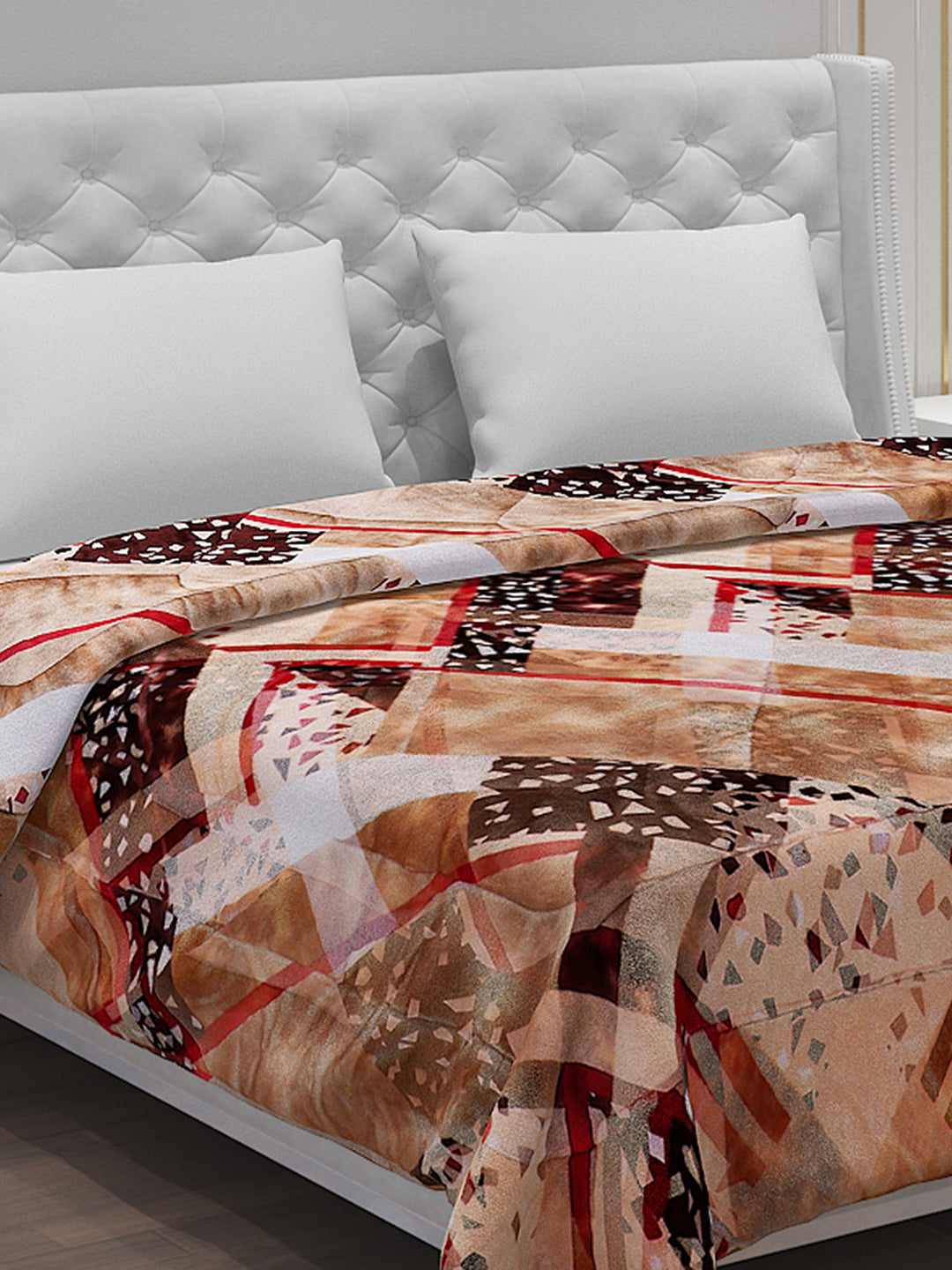 Printed Polyester Double Bed Comforter for Winter