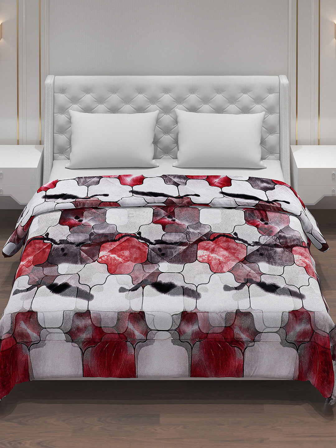 Printed 100% Polyester Double Bed Comforter for Winter