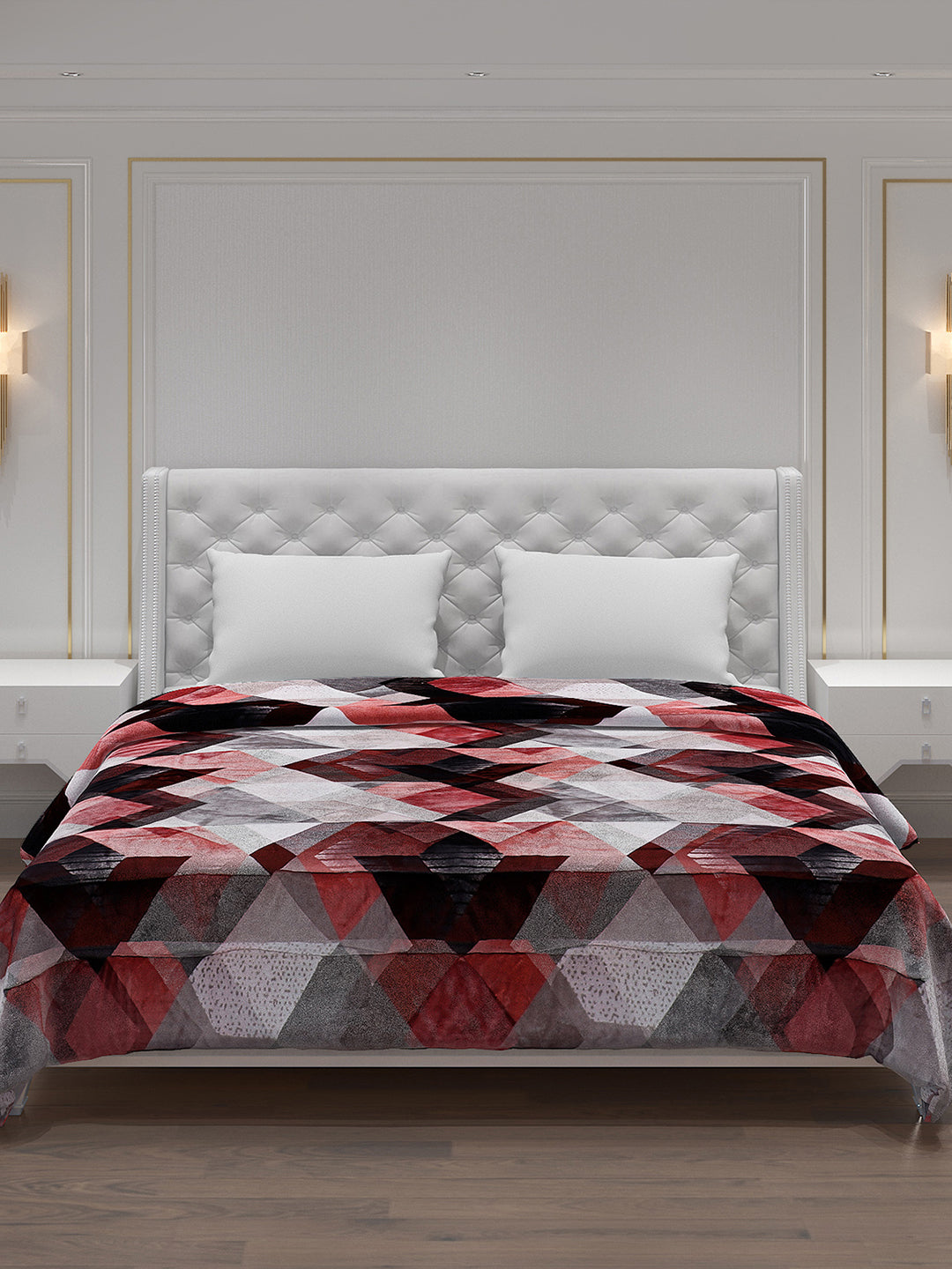 Printed 100% Polyester Double Bed Comforter for Winter