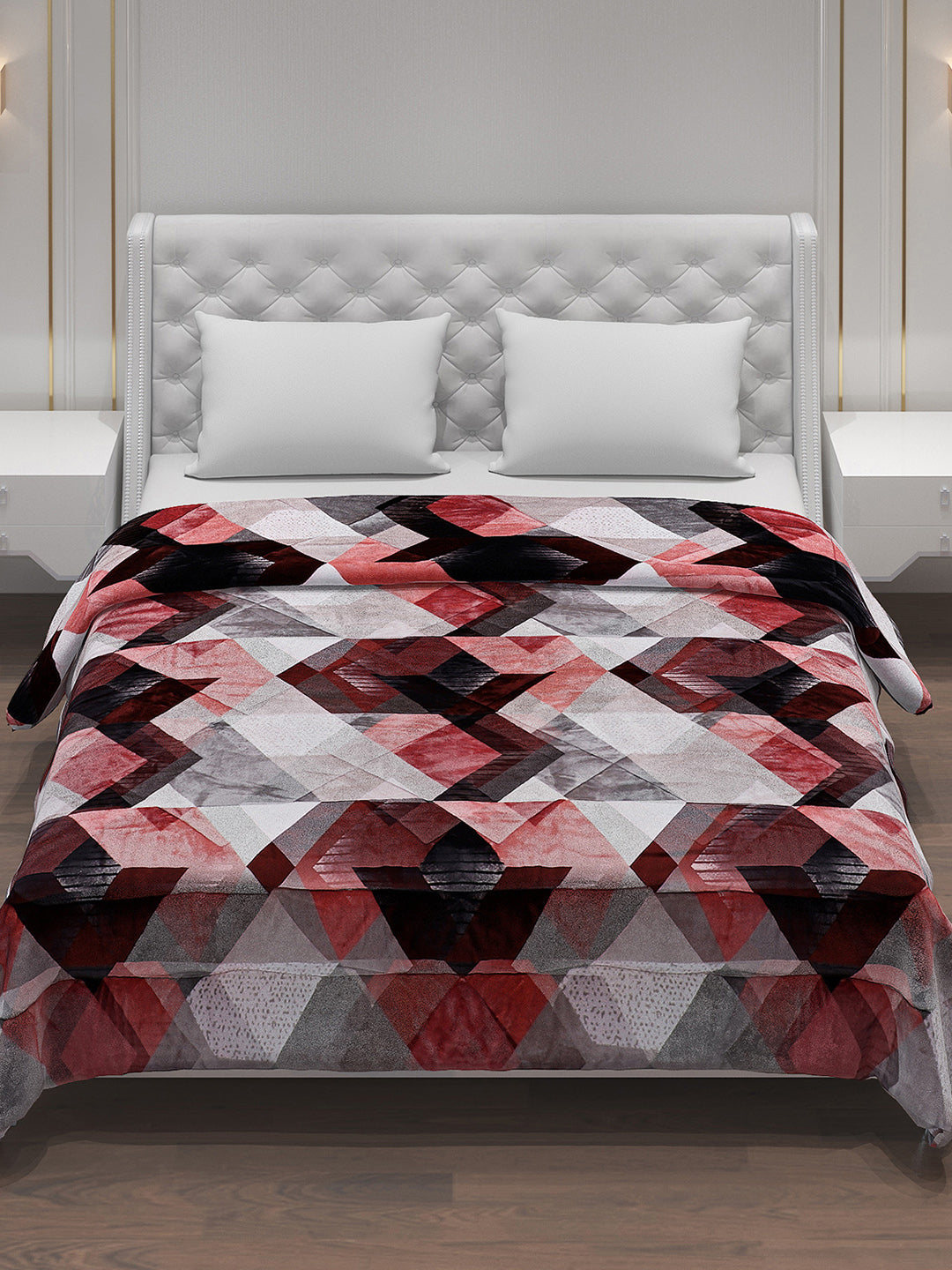 Printed 100% Polyester Double Bed Comforter for Winter