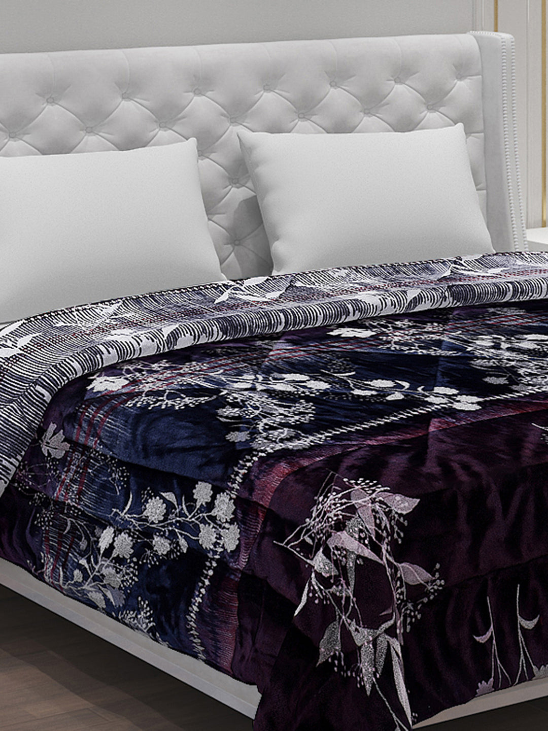 Printed Polyester Double Bed Comforter for Winter