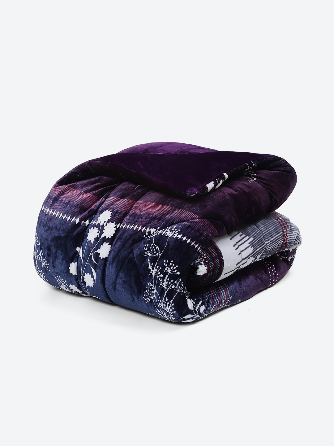 Printed Polyester Double Bed Comforter for Winter