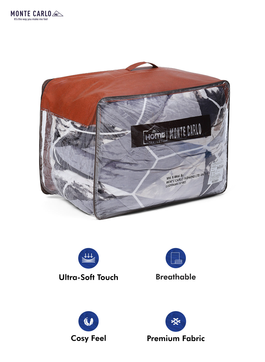 Printed Polyester Double Bed Comforter for Winter