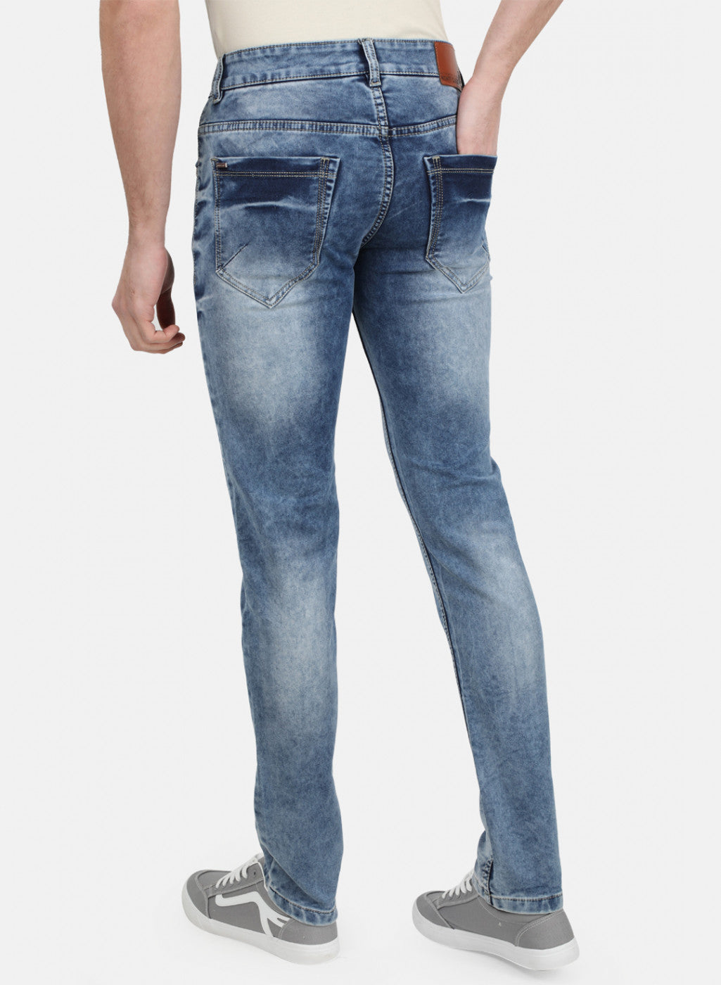 Mens Blue Skinny Denim