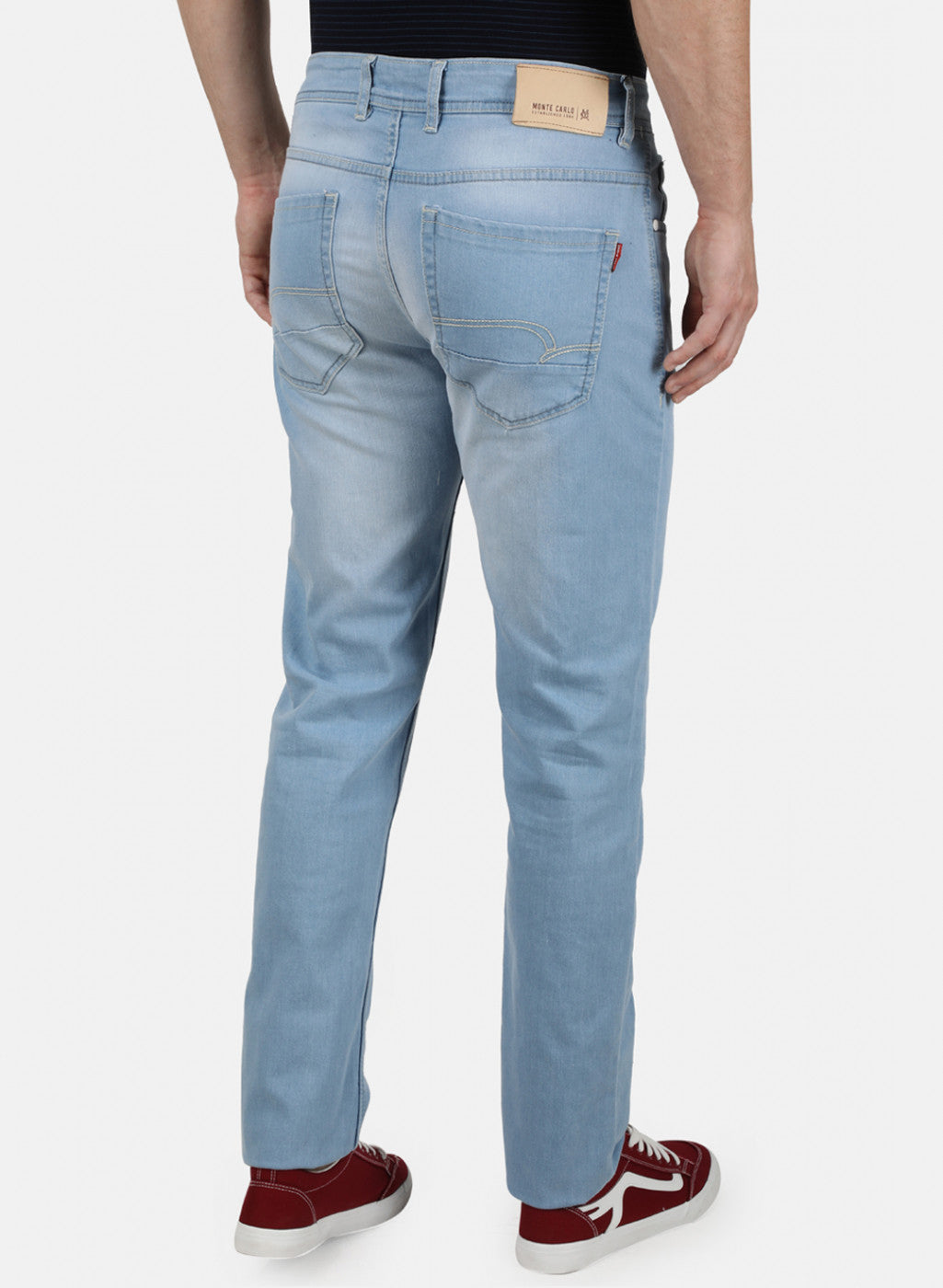 Mens Blue Narrow Denim