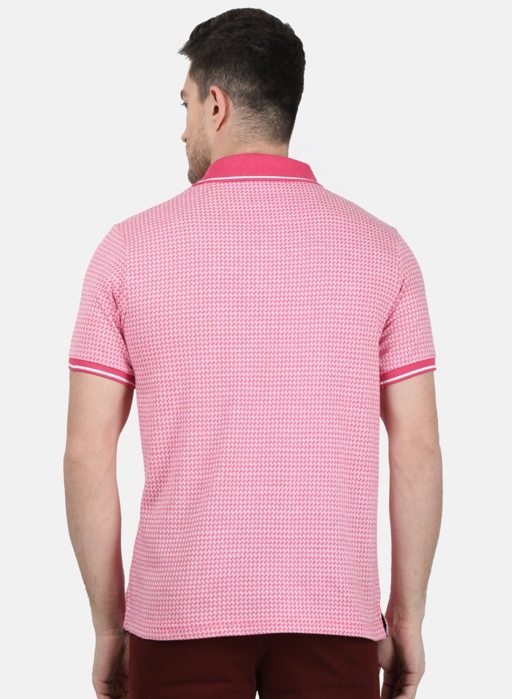 Mens Pink Stripe T-Shirt