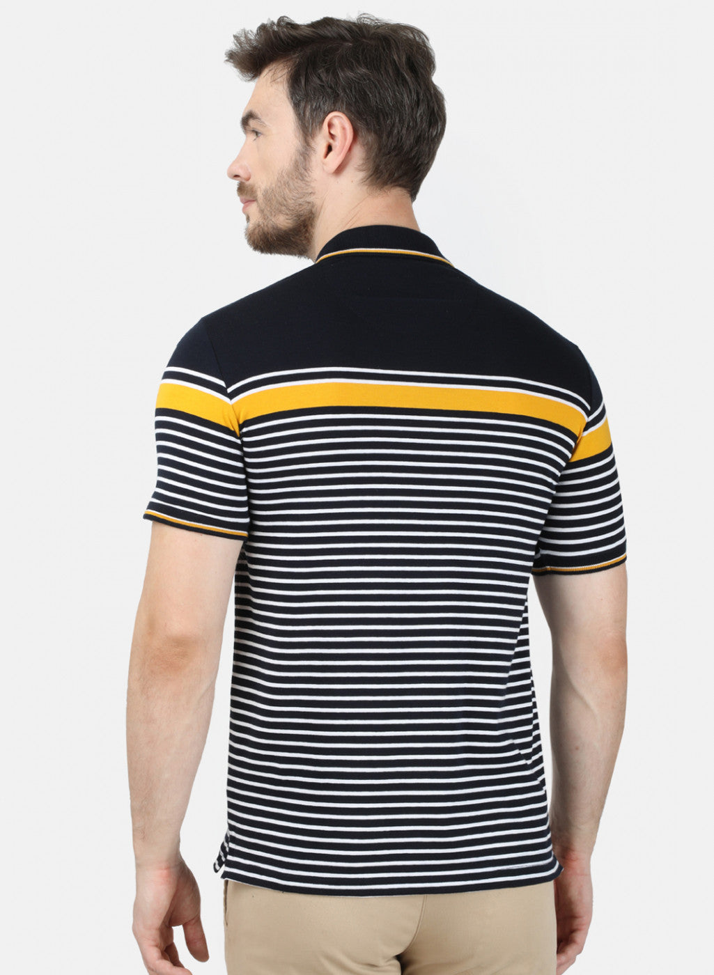 Mens NAvy Blue Stripe T-Shirt