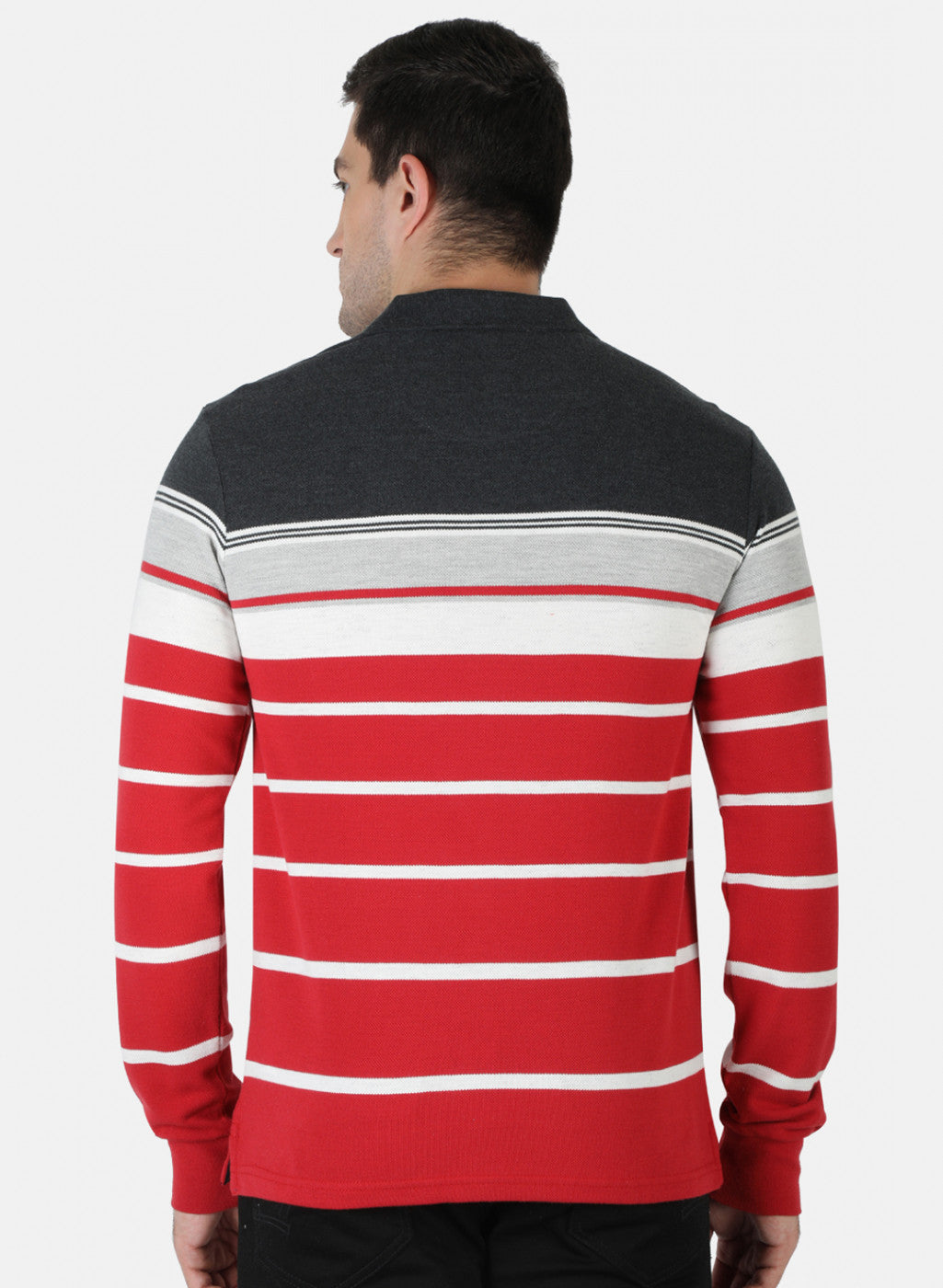 Men Red Stripe T-Shirt