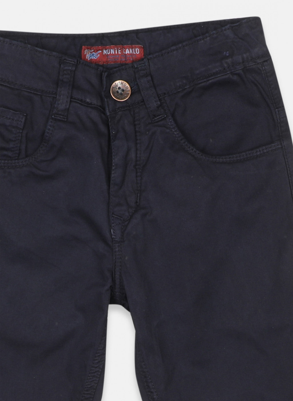 Boys NAvy Blue Plain Trouser