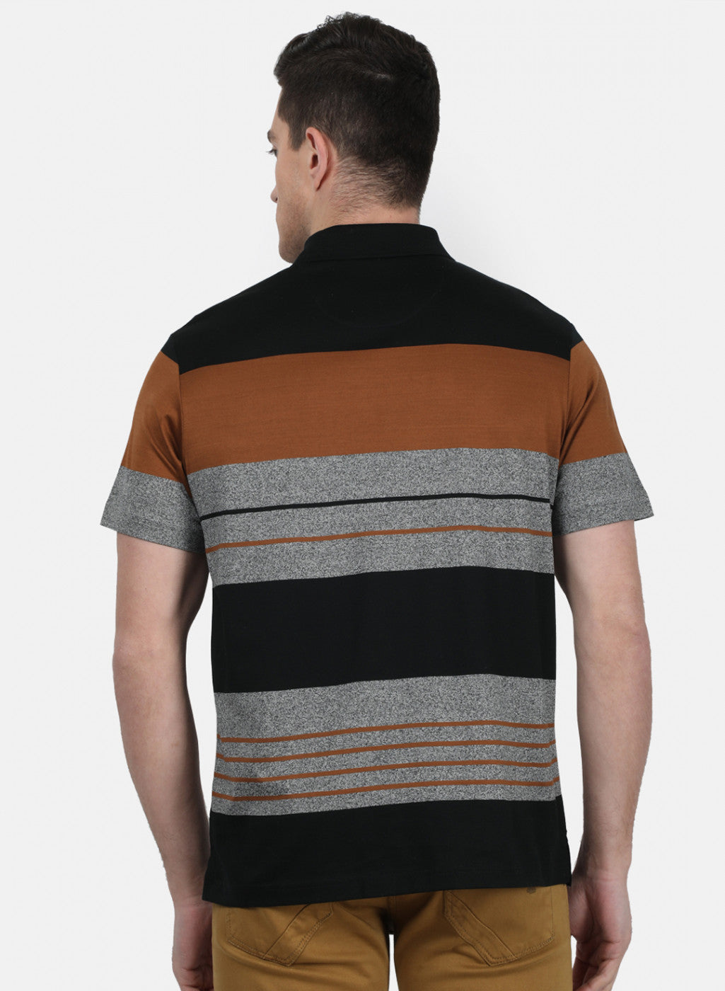 Mens Multi Color Stripe T-Shirt