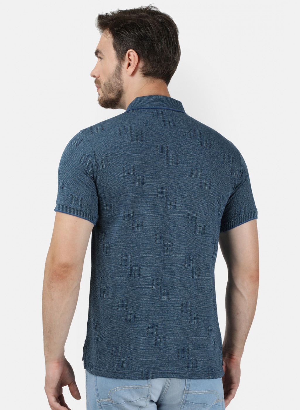 Mens Blue Stripe T-Shirt